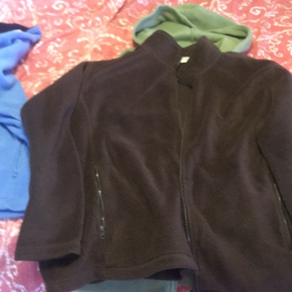 Fleece zip jacket with hood and without - Picture 2 of 2
